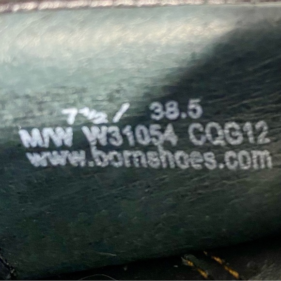 Born Black Pebbled Leather Clogs Women’s Size 7.5 - Picture 9 of 11